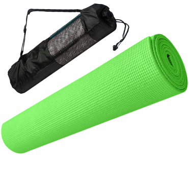 Коврик для йоги ПВХ E29247 173х61х0,3 см (зеленый) с чехлом 10018252